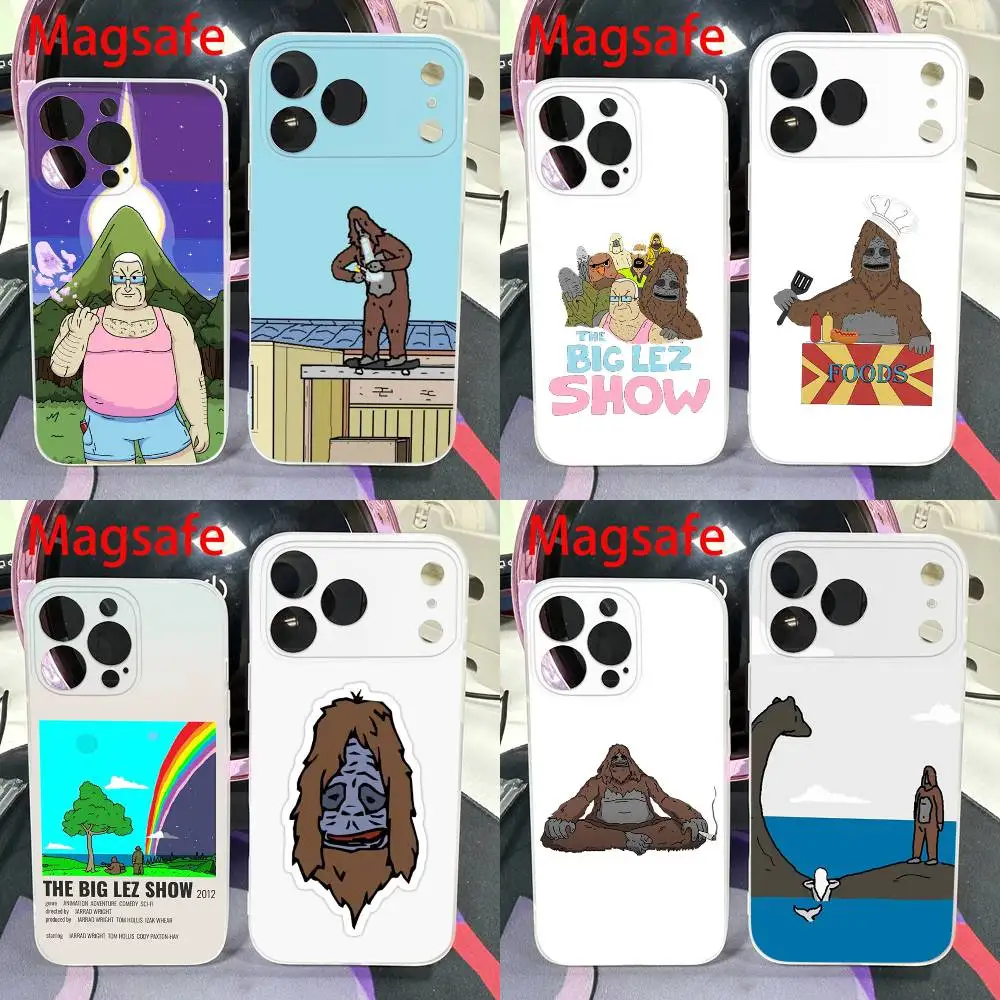 

Sassy The Sasquatch Phone Case For iPhone 14,16,15,11,13,17,12,Air,Mini,Plus,E,Pro,Max Magnetic Magsafe Frosted Cover