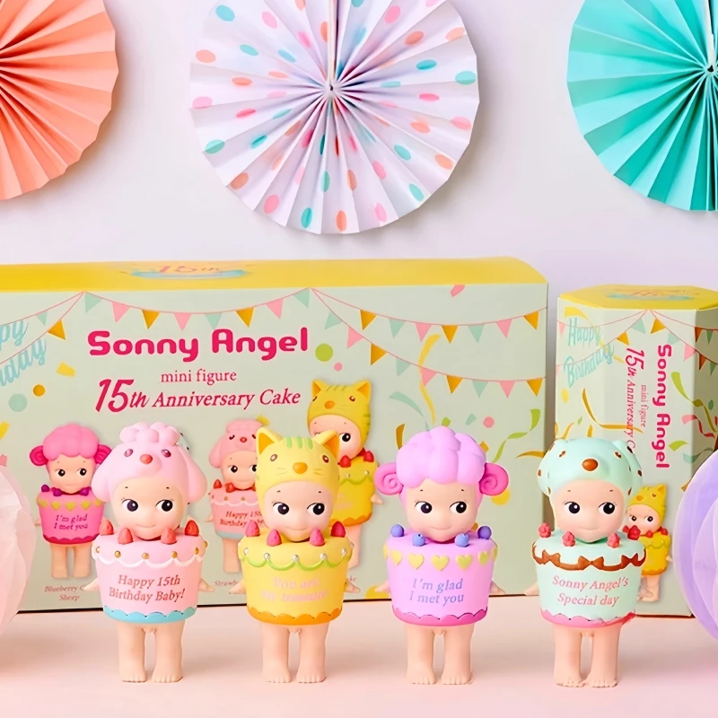 

Hot Selling Genuine Sonny Angel 15th Anniversary Cake Series Surprise Blind Box Trendy Toy Figurine High Quality Decorative Gift