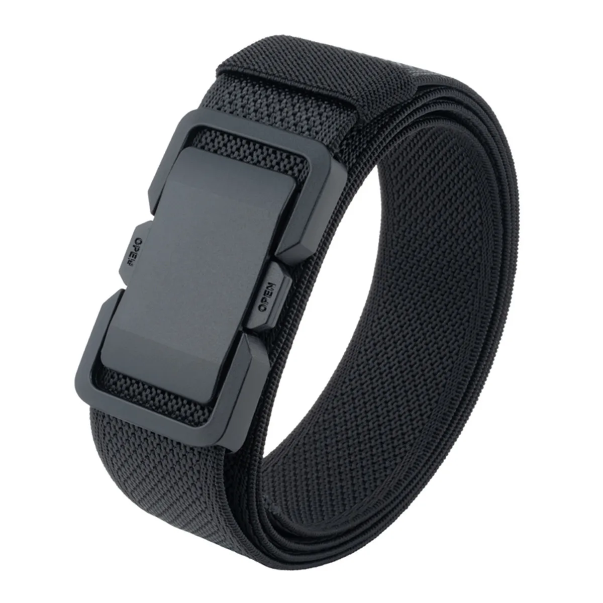 Unisex Stretch Belt with Quick Release Buckle Strong Real Nylon Elastic Work Belt for Men And Women Suitable for Overalls