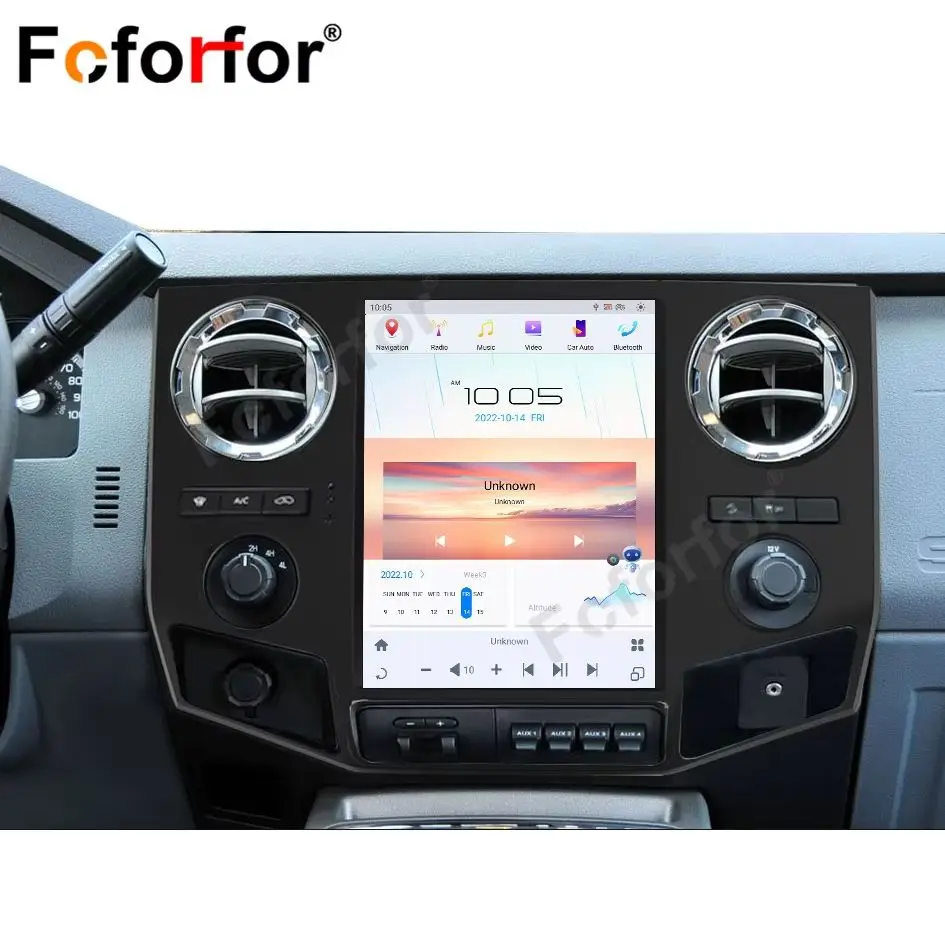 

12.1Inch Qualcomm For Ford F250 F350 2009-2012 Car Radio CarPlay Android 13.0 HD Screen Multimedia Player GPS Navi Head Unit-