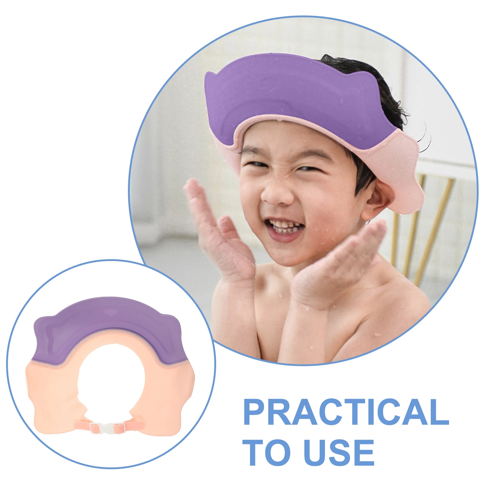 

Baby Shampoo Cap Bath Hat for Babies Infant Shower Caps Has Hair Kids Wash Take