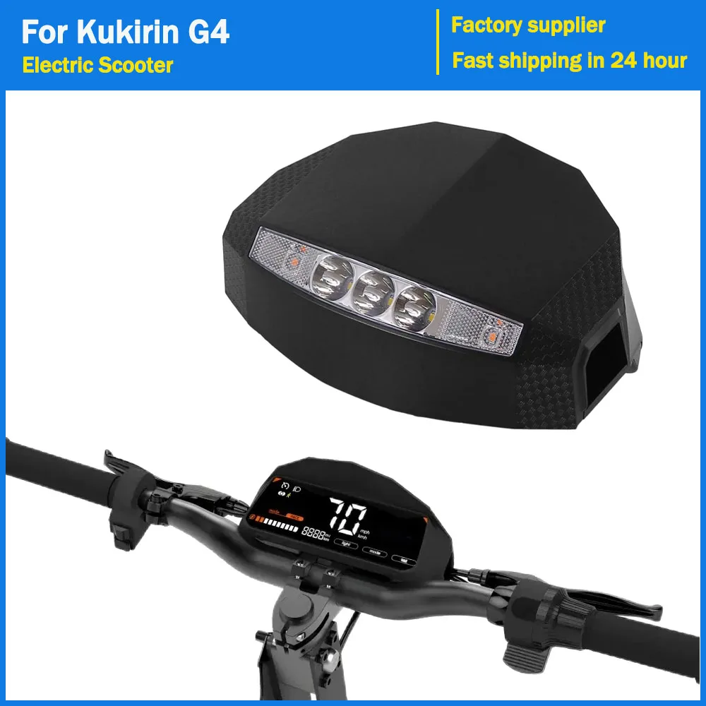 Display Headlight Assembly for Kugoo Kukirin G4 Electric Scooter Dashboard Screen Digital Meter Turn Signal Accessories Parts