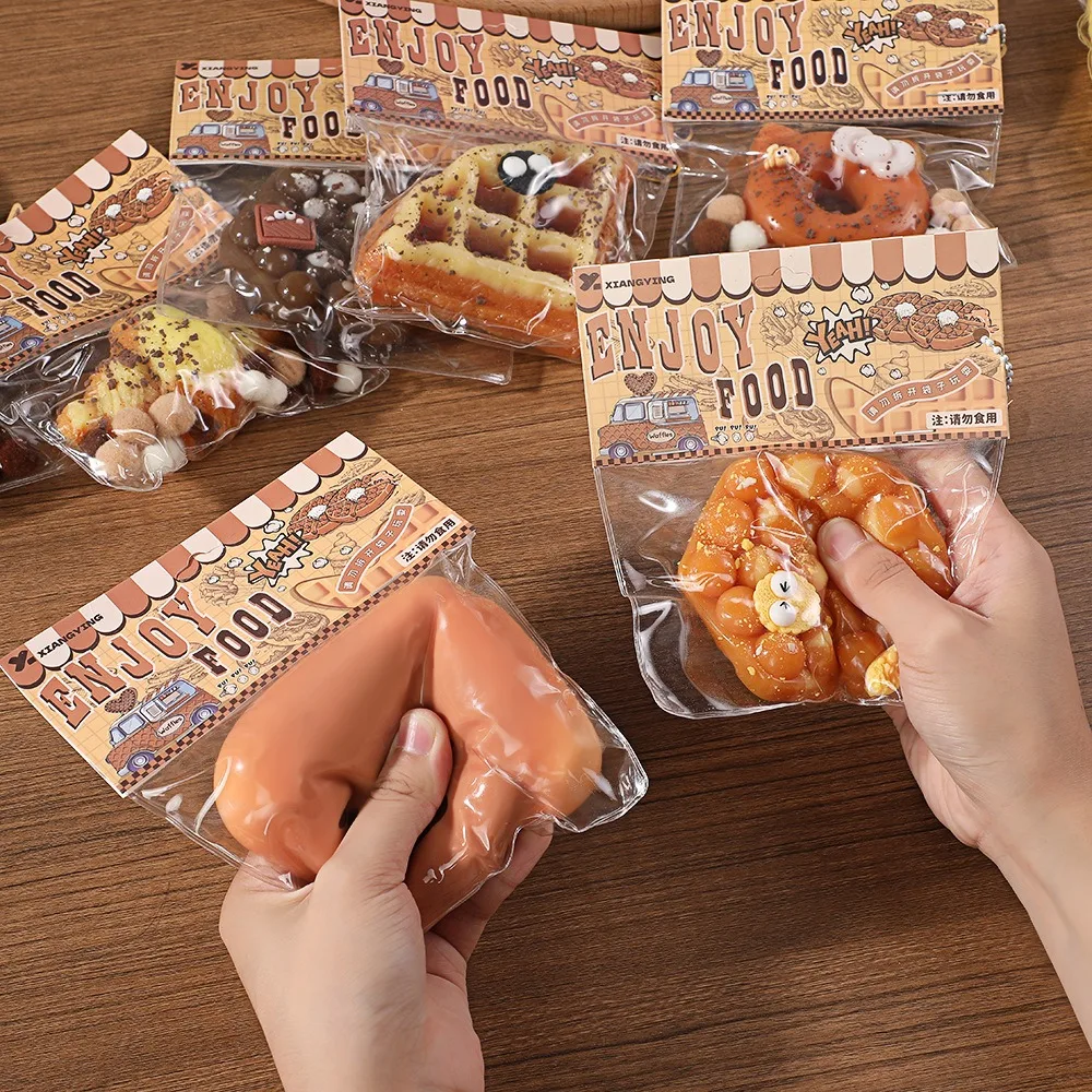 

Снятие стресса, пищевая серия, сжимающая игрушка, силиконовая супермягкая декомпрессионная игрушка для зажима, Abreact Sticky Relief, расслабляющие игрушки, подарки для детей