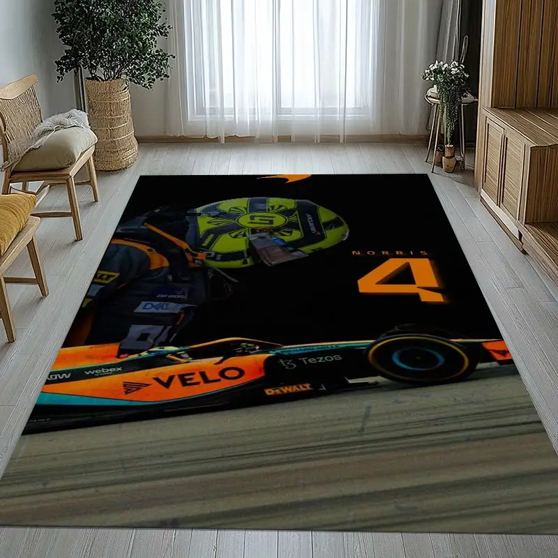 Fashion Landos Norris Racer Soft Non-Slip Large Area Rug for Living Room,Bedroom Playroom Carpet Mat for Sofa,Home Decor Gift