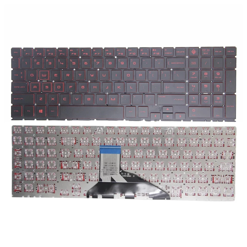 New Laptop Keyboard For HP OMEN 15DC 15-DC/DH TPN-C143 Q211 Shadow Elf 5 Air US Layout Red/RGB Backlight Mass In Stock