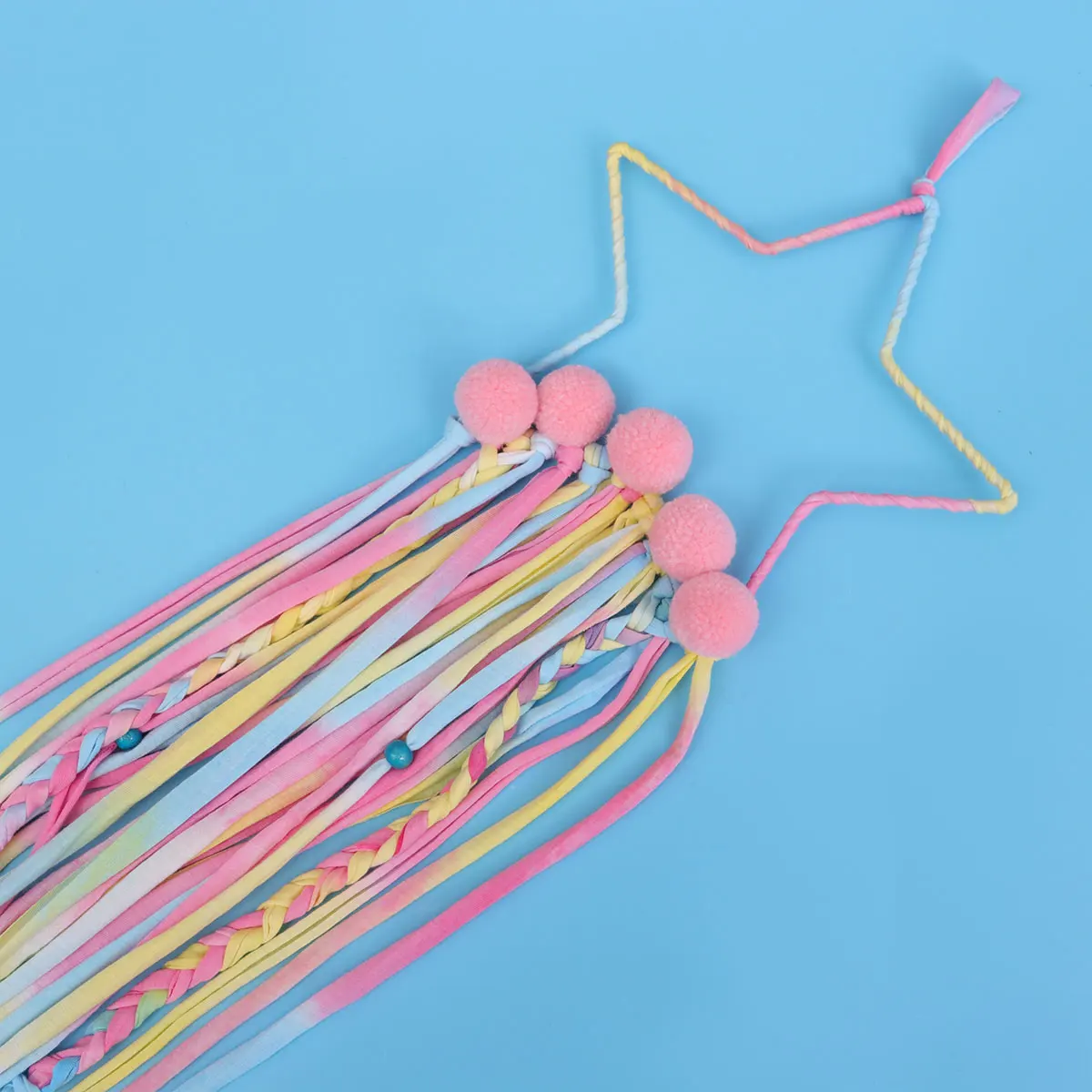 

Hair Clip Organizer Fringe Bow Storage Barrette Holder for Girls Convenient Accessory Fabric Solution