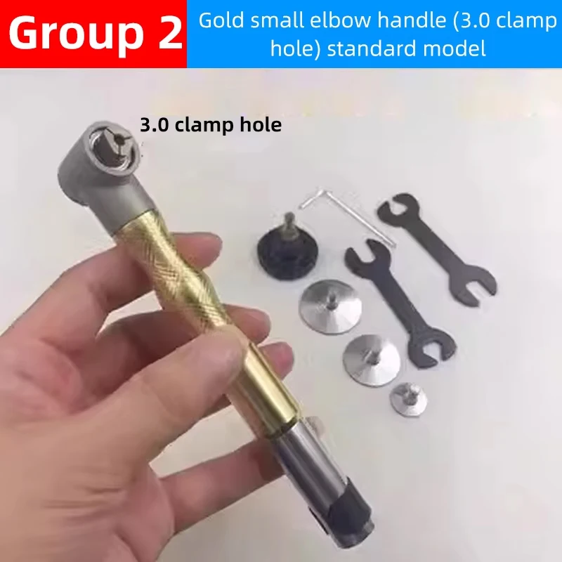 90 ° Elleboog Compact Molen Molf Trimmen Polijsthandvat Graveermachine Set Set Multifunctioneel Polijstapparaat
