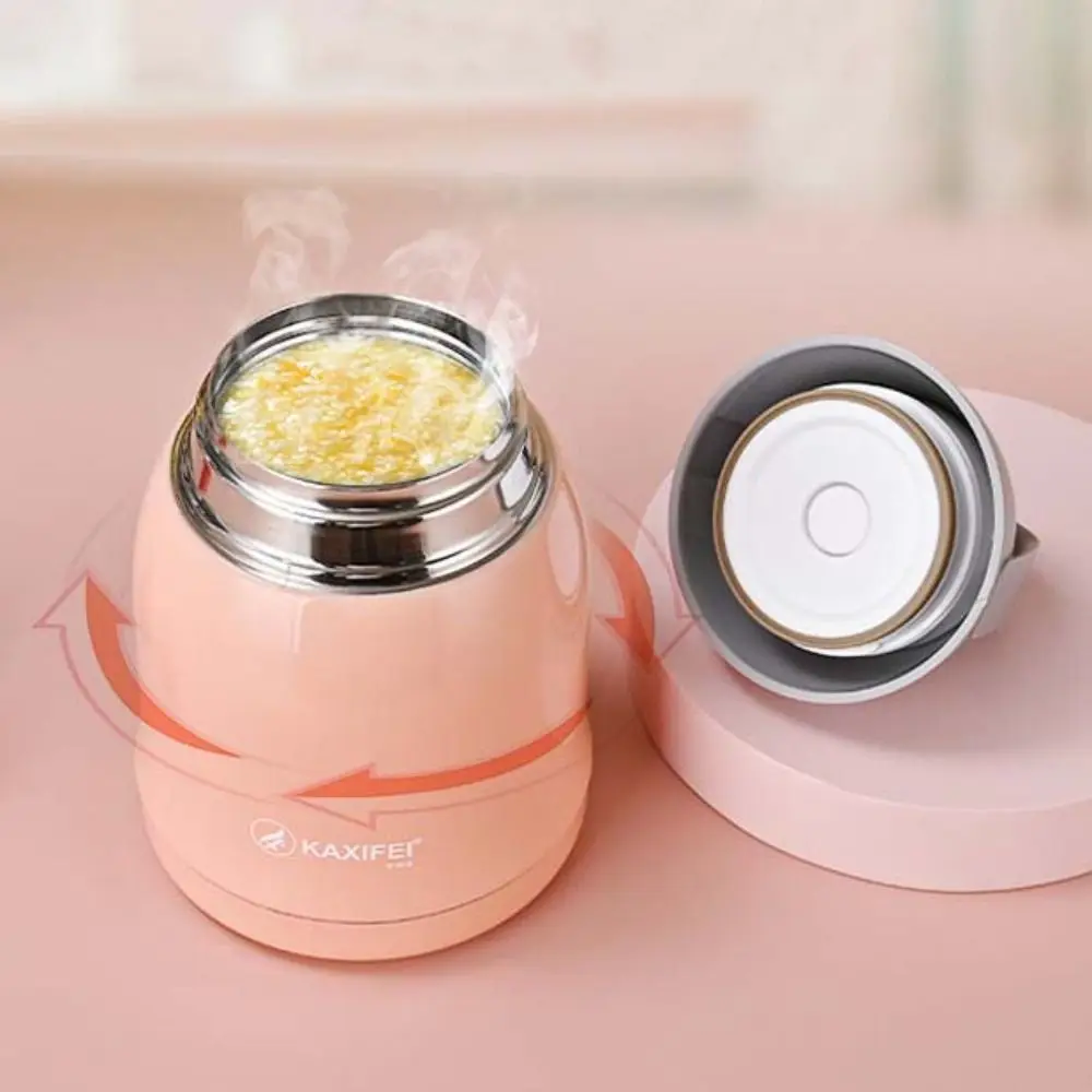 

Braised Cup Stainless Steel Thermal Breakfast Cup Leak-Proof 600ml Insulated Cup Large Capacity Sealed Thermos Bucket Breakfast