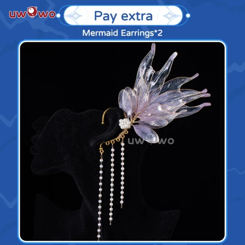 IN MAGAZZINO UWOWO Genshin Impact Cosplay Fanart Kokomi Sirena Costume Cosplay Abito Completo Gioco Costume Costume di Halloween