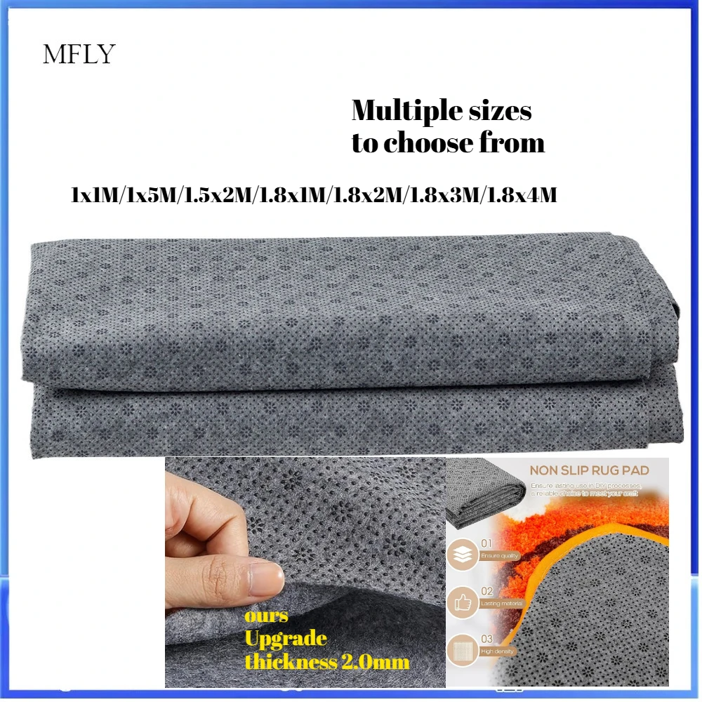 

Ткань для тафтинга с противоскользящим покрытием, толщиной 2 мм, шириной 1 м/1,5 м/1,8 м (более износостойкая, устойчивая к разрывам и долговечная)