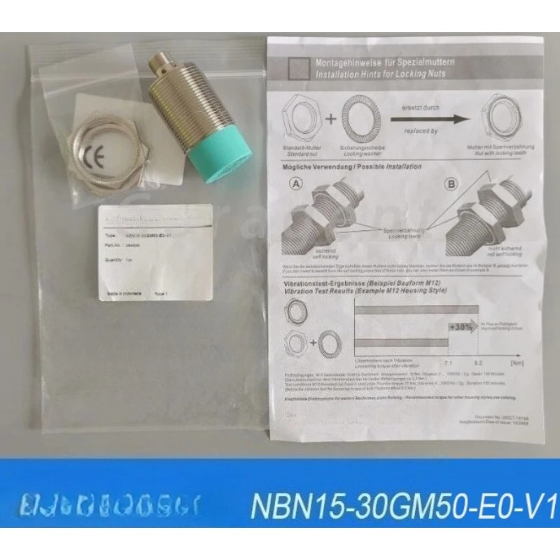 

Brand New Original NBN15-30GM50-E0-V1 proximity switch plug-in DC NPN normally open Fast Shipping