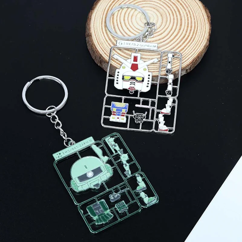 GUNDAM RX-78-2 Metal FREEDOM Metal Pendant Keychain Exquisite decorations Anime Action Collection Animation Game Peripheral Toys