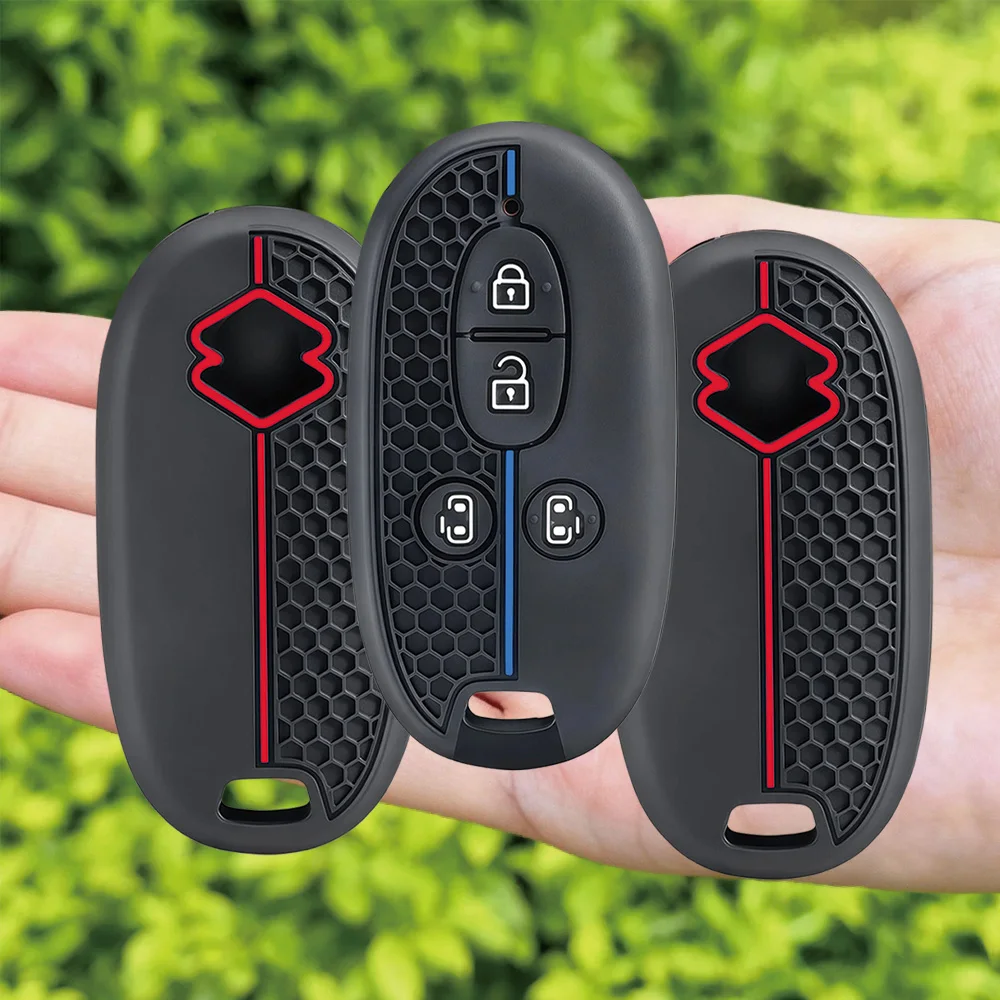 For Suzuki Swift Vitara S-Cross SX4 Baleno Ciaz Ertiga XL7 Silicone Remote Shell Remote Protection