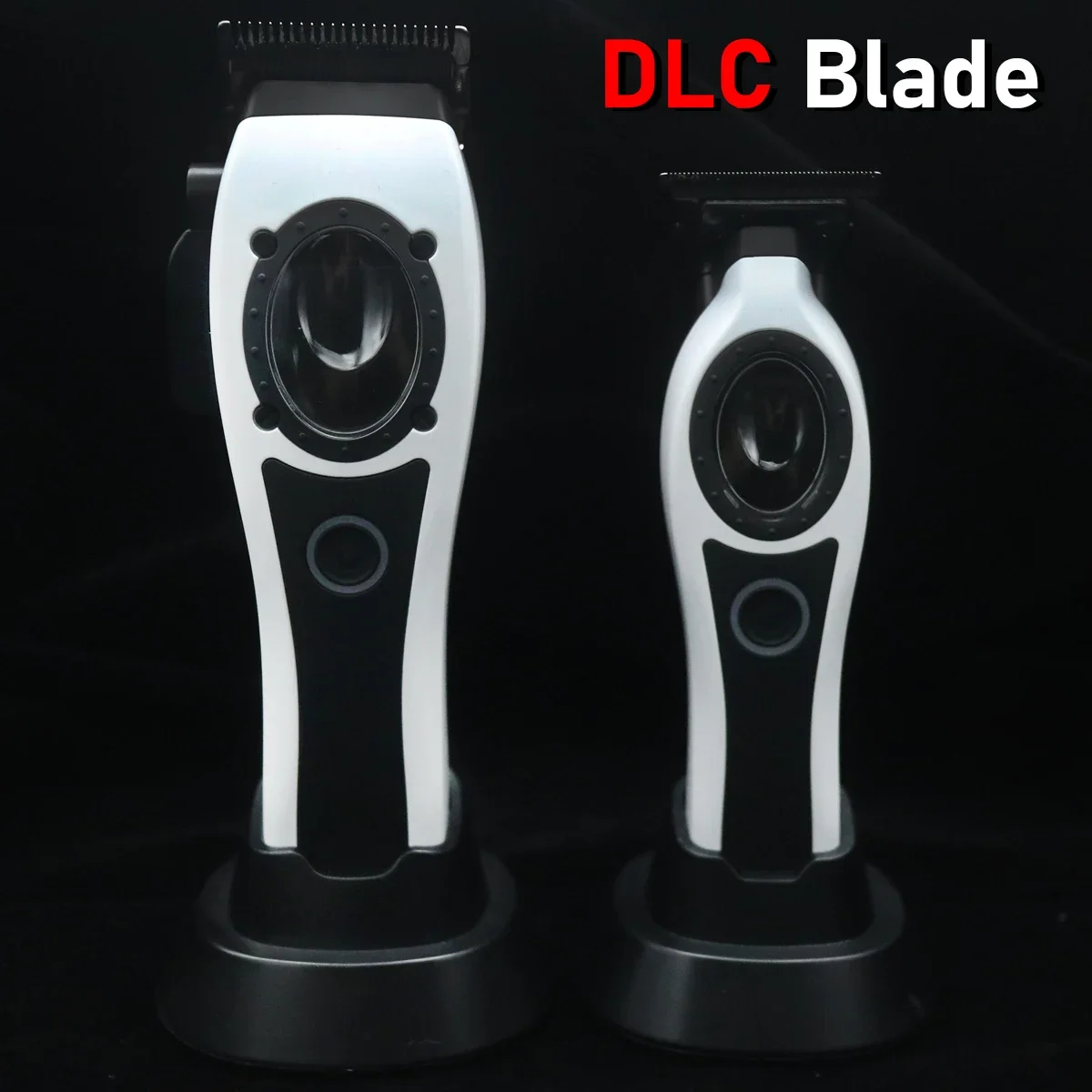 2-color Cover 8800RPM Professional Electric Hair Clipper Hair Trimmer 7700RPM with Base Barber Shop 2PC Set