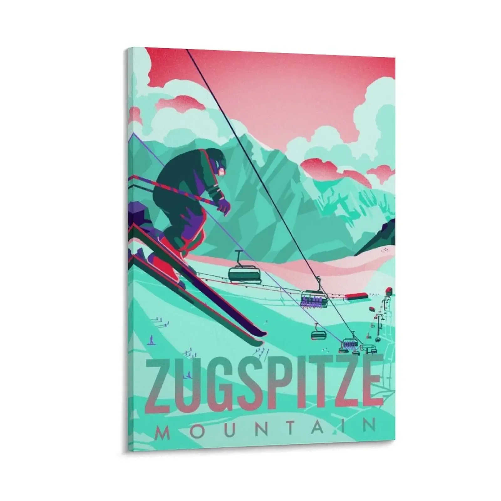 

Zugspitze Mountian Canvas Painting Decoration pictures room wall Decoration home decorative items for home