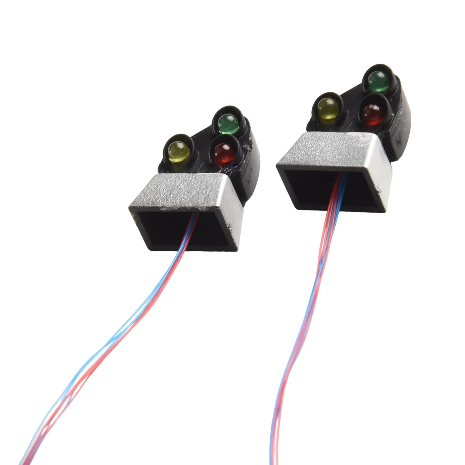 Expertly Crafted Model Railroad & Train Block Signal Dwarf Signal Ground Signal 3 Lights Perfect for Railway Enthusiasts