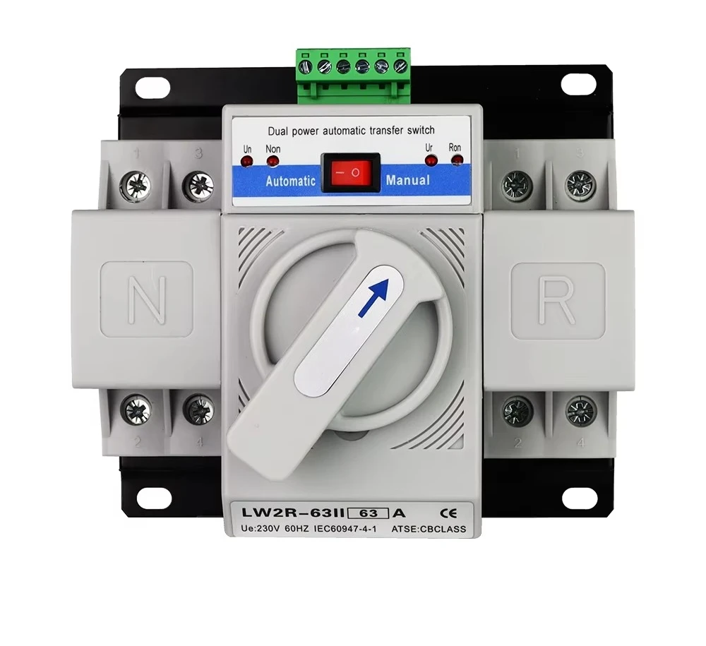 (Special Discount) LW2R-63 2P 63A 230V Automatic ATS Automatic Transfer Switch