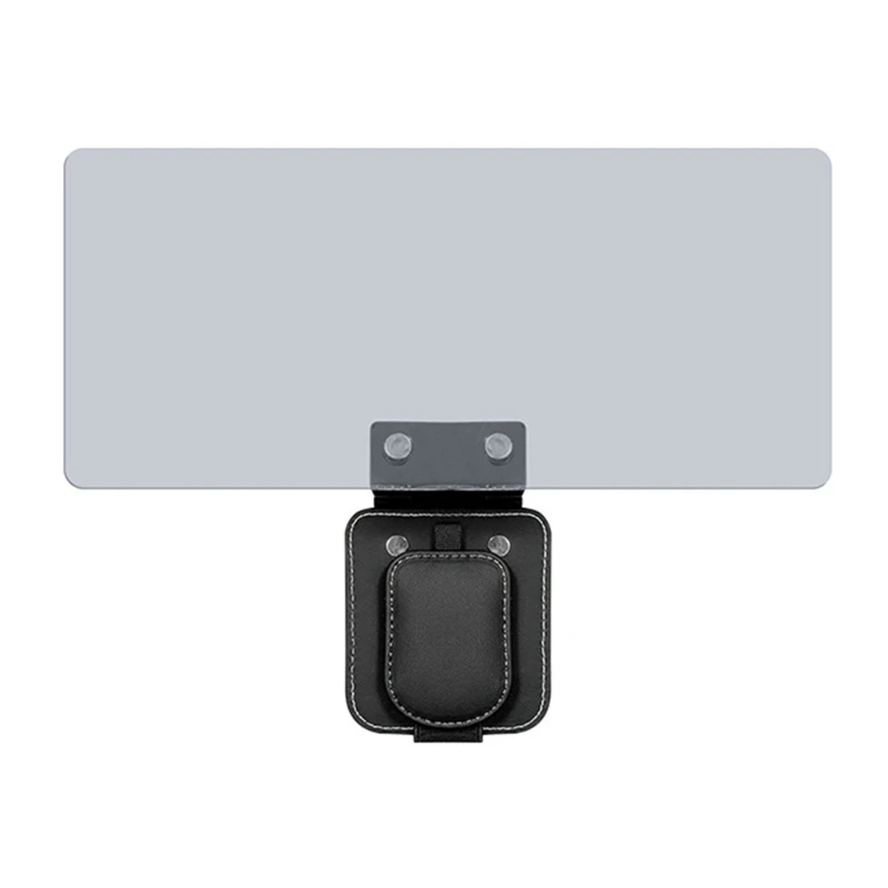 PU Leather Sunvisor Auto Sun Shade For Cars Including A Glasses Holder To Keep Your Eyewear Organized And Secure Easy H8WE