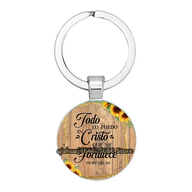 Bibelverse, Schlüsselanhänger, Glaube-Schlüsselanhänger, biblische Zitate, christlicher Schmuck, Freunde, Frauen, Männer, inspirierende Geschenke – Detail 3