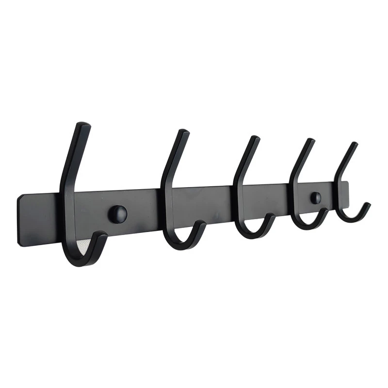 Black 304 Stainless Steel Clothes Hook Wall Hanger Home Kitchen Bathroom Door Back Wall Clothes Towel Fitting Room Coat Hook