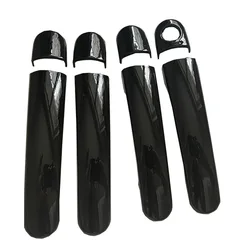 Door Handle Cover Trim fit for SEAT Ibiza 6J Mk4 6L Mk3 FR Cupra 2004 2005 2010 Gloss Black Car Styling Sticker Accessories