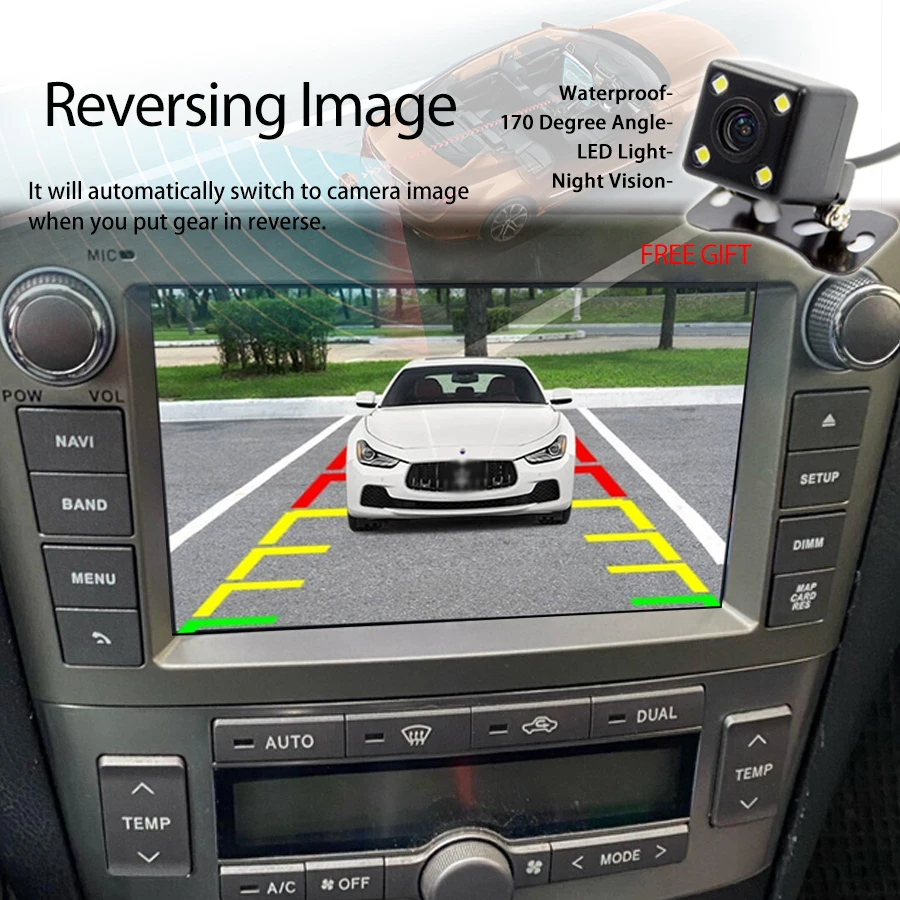 For Toyota AVENSIS 2007 2006 2005 128GB 2Din Android 13 Car Radio Stereo Screen GPS CarPlay Bluetooth Multimedia Video Player