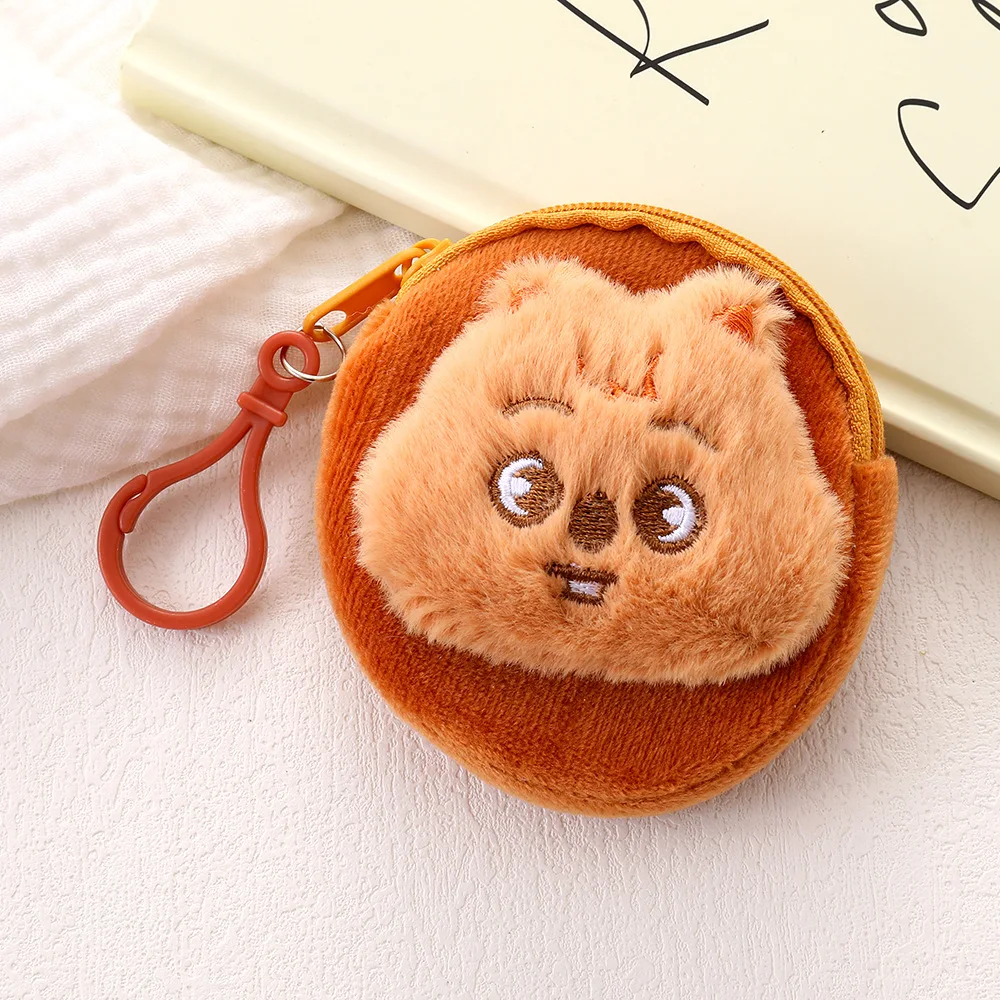 Stray Kids Plush Keychain Cartoon Plush Wallet SKZOO Coin Wallet Pendant Keychain Children's Birthday Gift