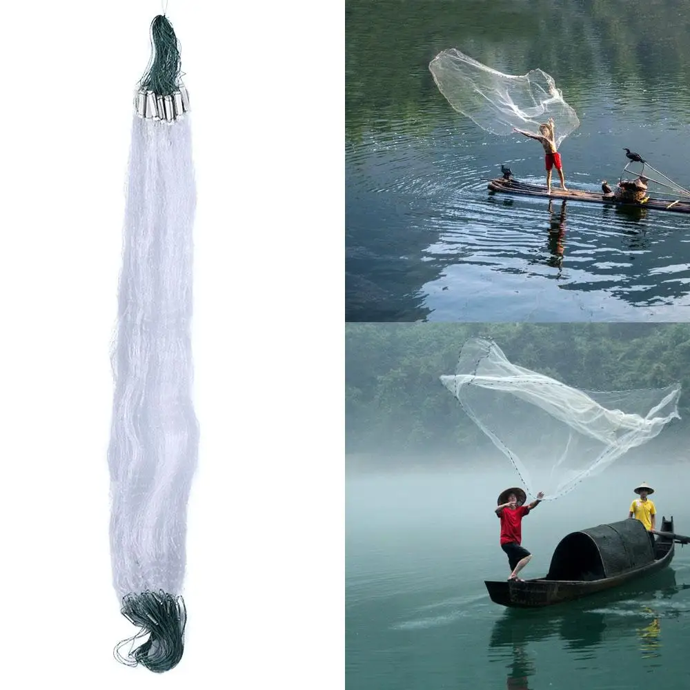 

Crawfish Durable Dip Cage Fish Line Float Trap Fishing Casting Net Nylon Monofilament Gill Net Fishnet Single Mesh Fishing Net