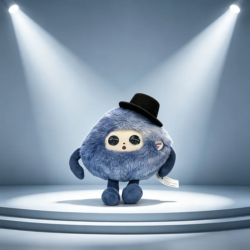 AI intelligent conversation plush robot, crossbody bag style intelligent interactive plush toy, compact and lightweight in size