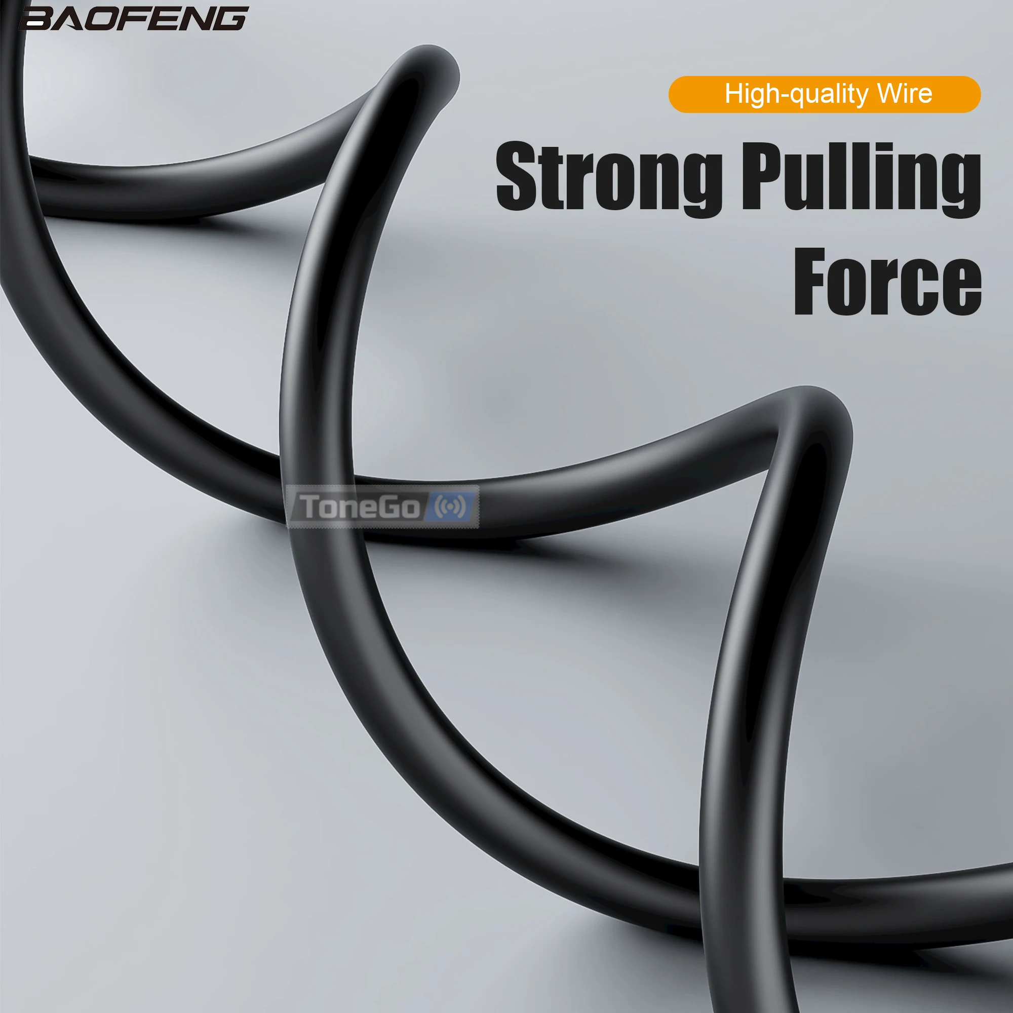 Baofeng UV-9R Plus اسلكية تخاطب سماعة مقاوم للماء نوع الصوتية سماعة أنبوبية UV68 برو ماكس V2 PTT سماعة ل 9R UV-XR GT-3WP #6