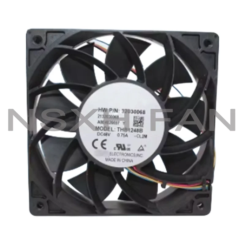 NEW 12025 48V 0.75A High Air Volume System Enclosure THB1248B Cooling Fan