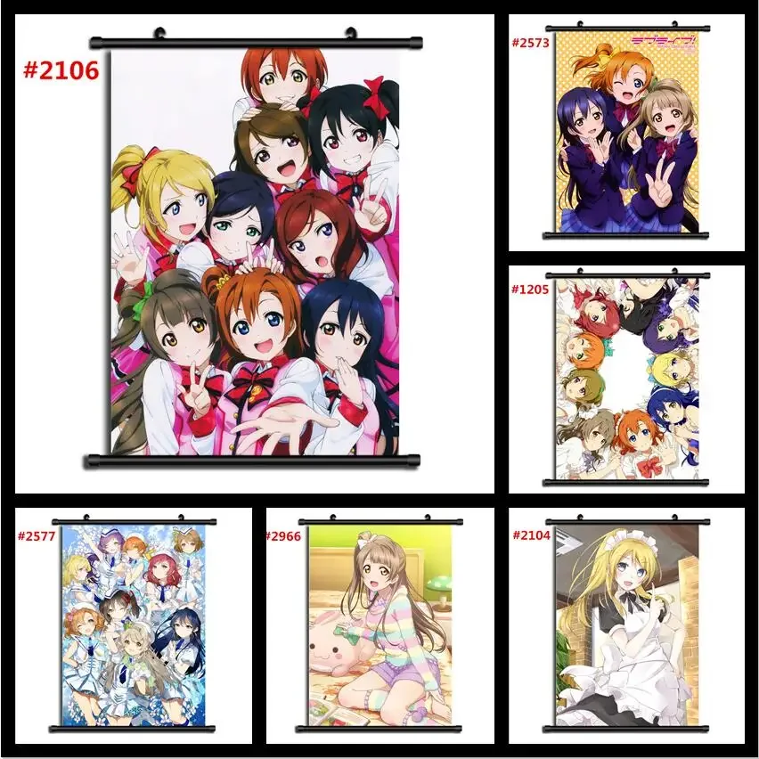 Anime Posters Love Live! Japan Anime Manga Wall Poster Wall Decor Poster Wall Art Picture for Living Room Decor Home Decor