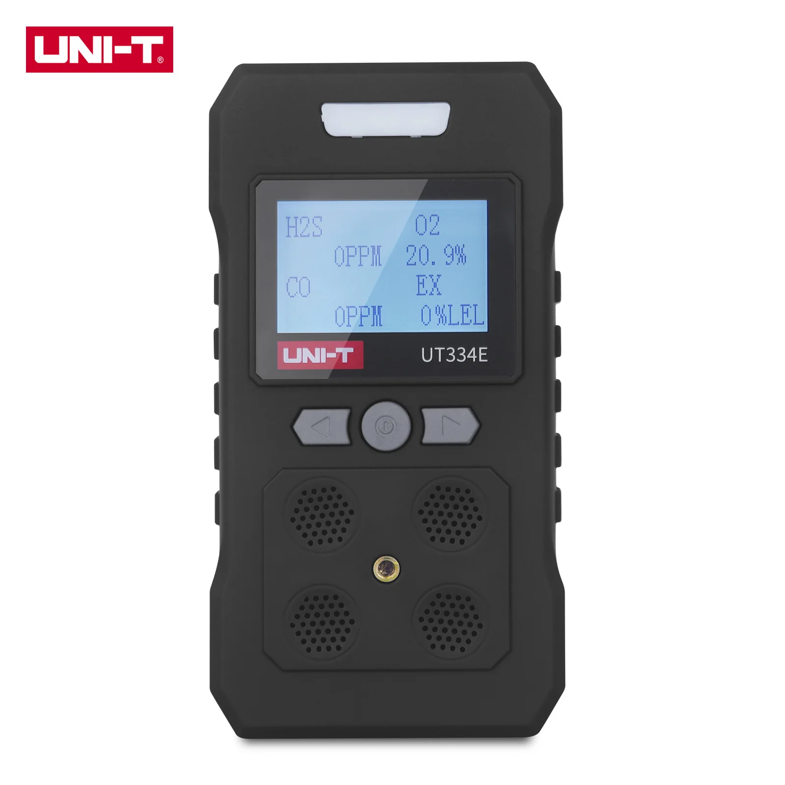 

UNI-T Voice Activated 4 In 1 Gas Detector UT334E/UT334F/UT334G Handheld H2S O2 EX CO Air Quality Monitor