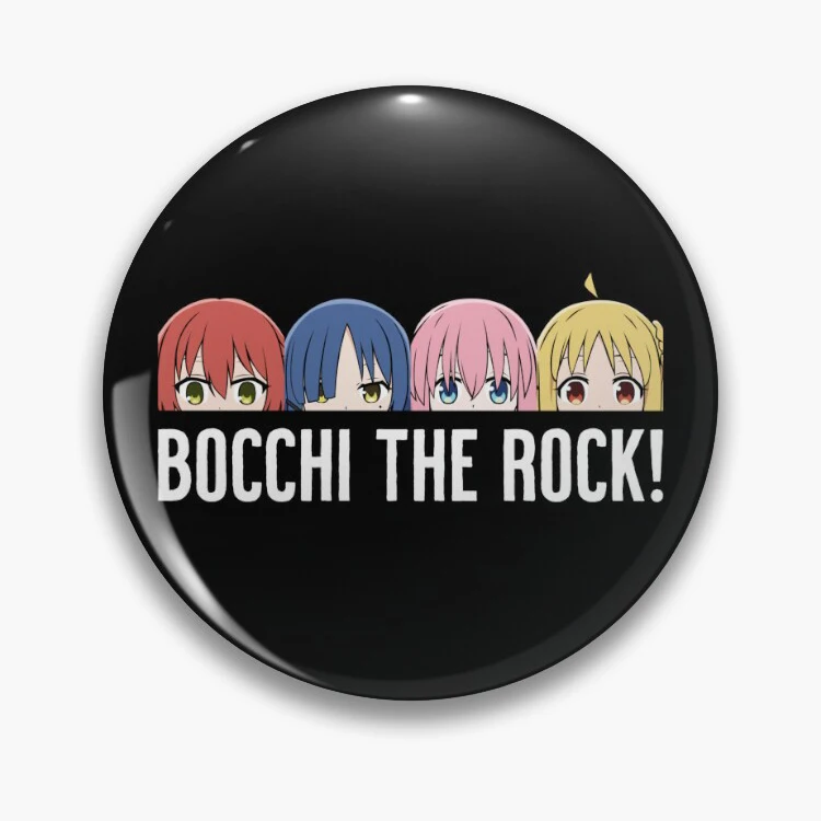 Bocchi The Rock Anime Brooch Bag Clothing Hat Badge Accessories Jewelry Gifts