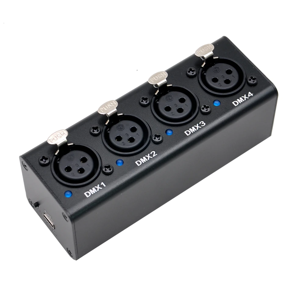 TIPTOP 4 Port New Artnet sACN Biodirection DMX Signal Exchange Tool Stage Lighting Controller Mini Ethernet Console TP-D17