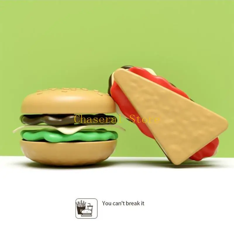 E7ce toible als Spiel für Miniatur Burger Bildungsspielzeug für Girl Kid Kitchen zu spielen