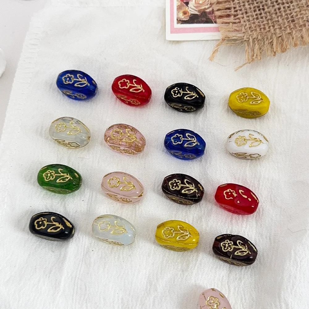 

Cordial Design 100Pcs 9*17MM Hand Made/DIY Bohemian Crystal Beads/ewelry Accessories/Flower Shape/Czech Glass Bead #18294