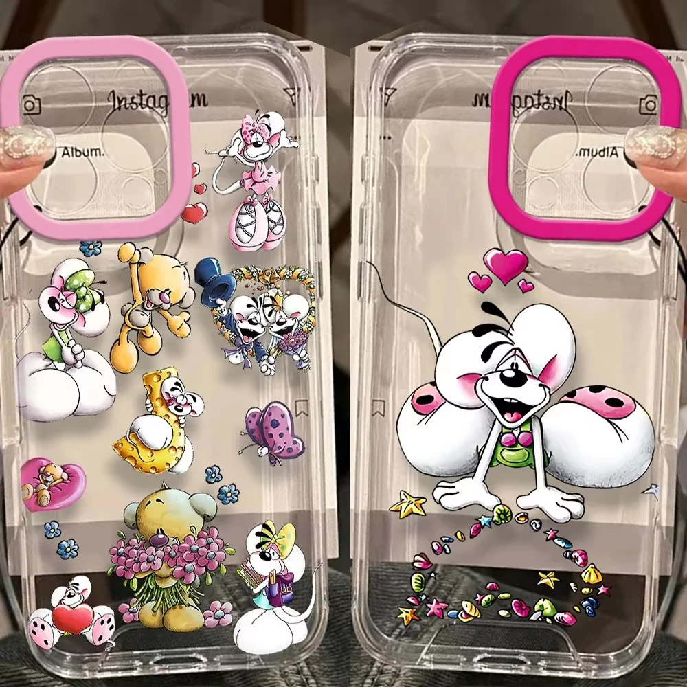 New Cartoon Diddls Mouses Phone Case for Infinix Hot 10 20 30i 50 60 Pro Plus Play 4G 5G Transparent Soft TPU Back Cover