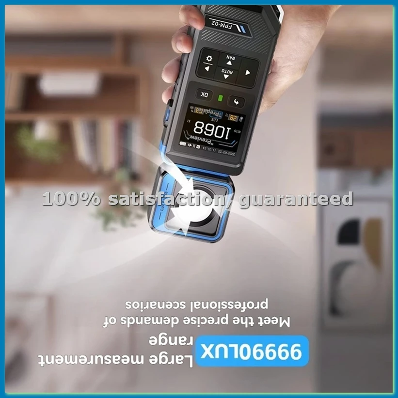 FPM-02 Mini Light Meter Digital Professional Luxometer 99990Lux Illuminometer Photometer Light Lux Meter-ABHG