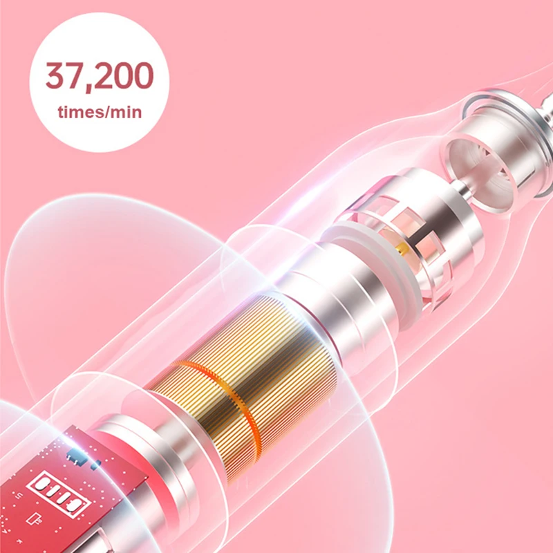 Ximaw فرشاة أسنان كهربائية بالموجات الصوتية T8 الكبار الموقت فرشاة 9 طرق Type-C شاحن قابلة للشحن فرشاة الأسنان استبدال رؤساء مجموعة