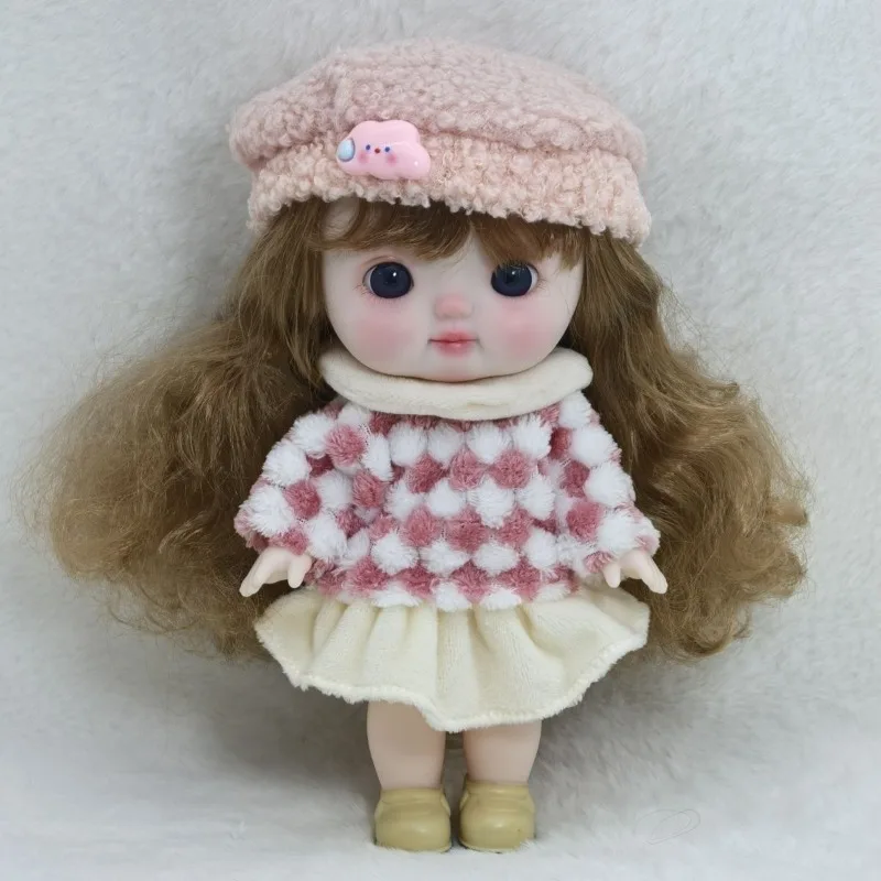 

Лидер продаж, высокое качество, 22 см, мини-куклы BJD для девочек, милая сумка, подвеска, аксессуары, тело, кукла Bjd, одежда, игрушка для детей, подарок