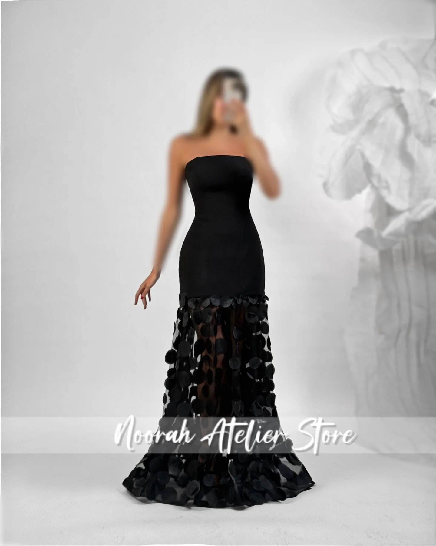 Witte strapless applicaties nieuwe luxe hoge kwaliteit vrouwen avondjurk 2025, illusie bruiloft lange feestjurk vestidos aangepast