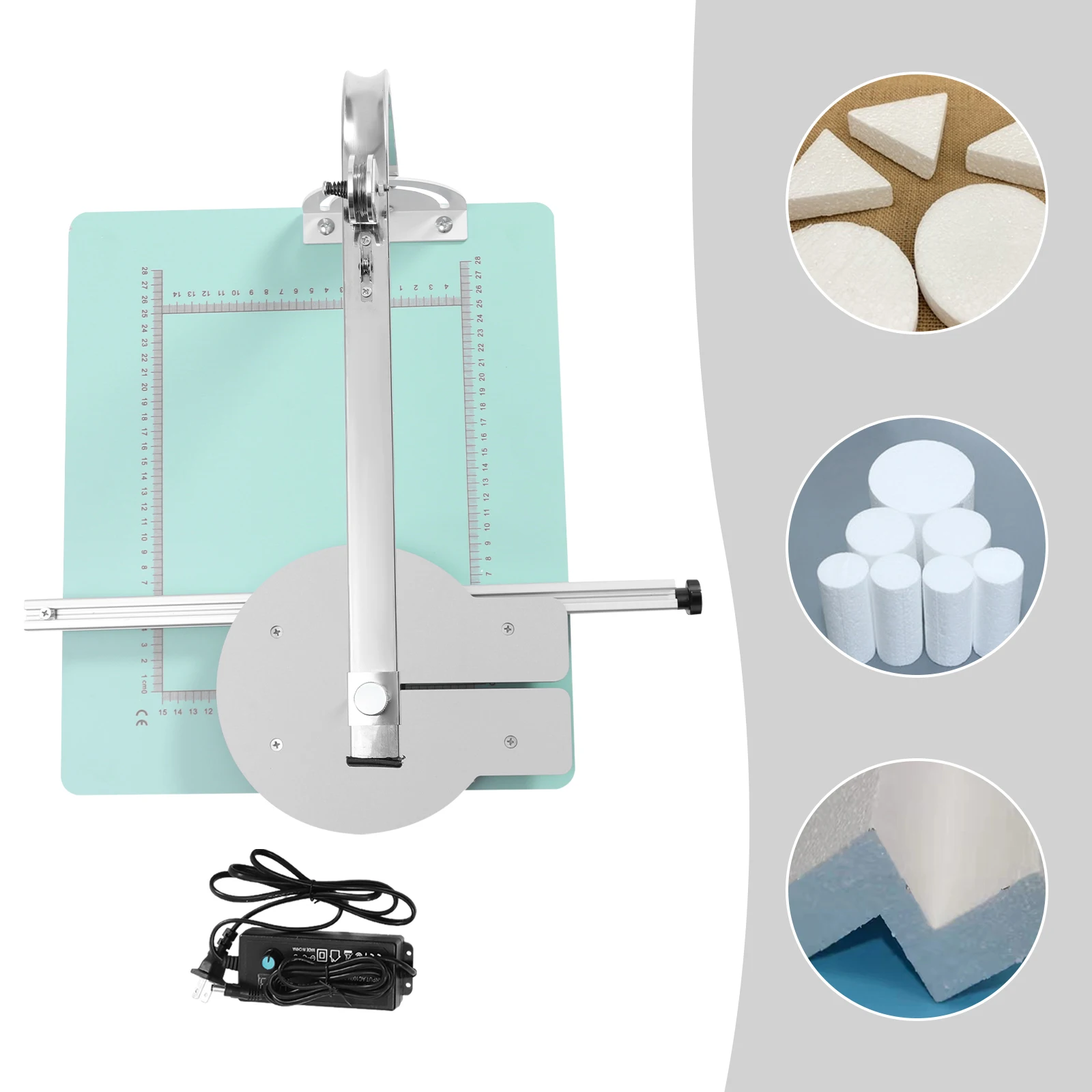 72W Foam Cutting Machine Hot Wire Cutter Sponge Cutting Tool Kit 0-300°C Electric Hot Wire Cutter