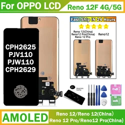 AMOLED For Oppo Reno12 (China) LCD Reno12 F LCD Display+Touch Screen For Oppo Reno 12 Pro (China) Replacement