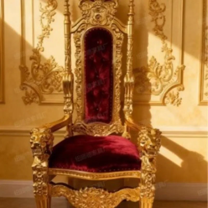 Carved auditorium award chair is suitable for weddings and wedding events theme queen chair