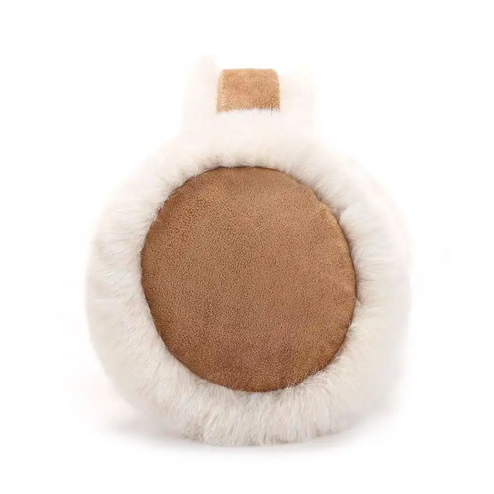 Earmuffs de pelúcia ajustáveis para homens e mulheres, Earflaps macios de camurça, casual, quente, inverno