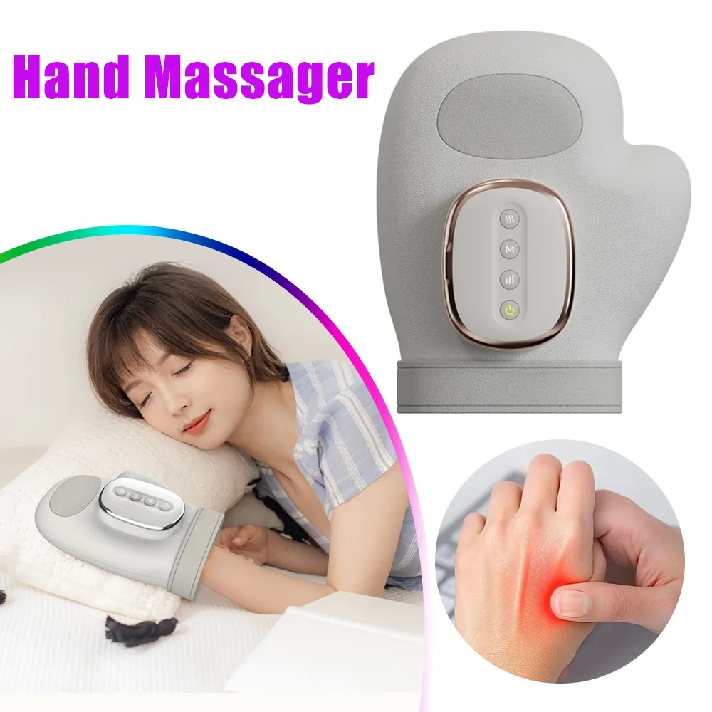 

Constant Heat Air Pressure Hand MassagerFinger Palm Massage Hand Kneading Imitation Hand Beauty Therapy Pain Management Home Use