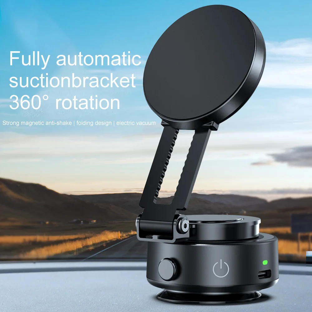 

General 360° Magnetic Car Phone Holder: Strong, Adjustable & Anti-Shake Holders & Stands Mobile Phone Accessories