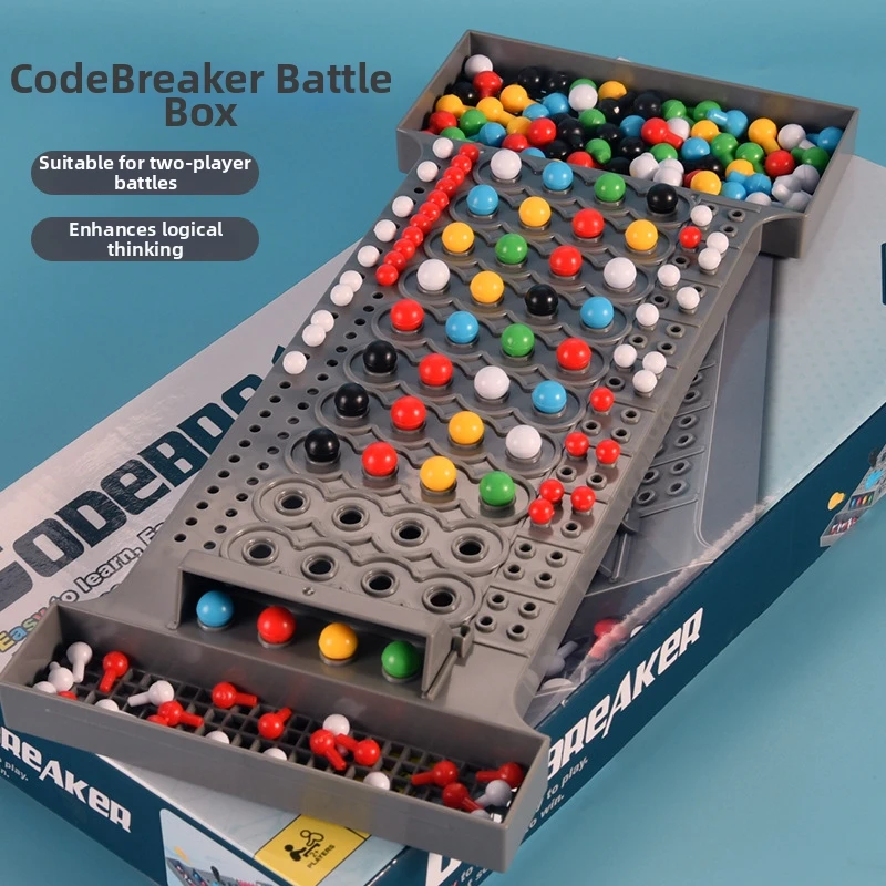 Classic Code Cracking 2 Player Battle Game for Kids Parent Child Interactive Tabletop Logic Puzzle Educational Toy Gift Set