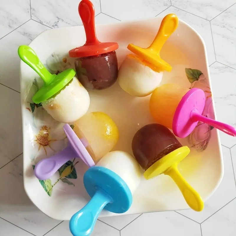 7-fach Mini-Silikon-Eisform, antihaftbeschichtet, DIY-Eiswürfelform für Eierbissen, Lollis & Babynahrung, Eisbereiter, Küchenzubehör – Detail 3